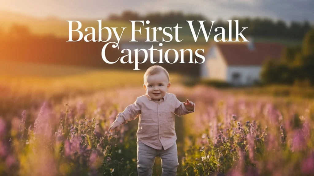 Baby First Walk Captions