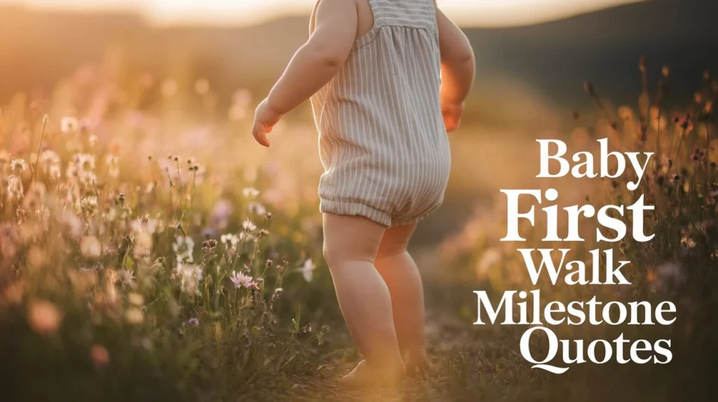 Baby First Walk Milestone Quotes