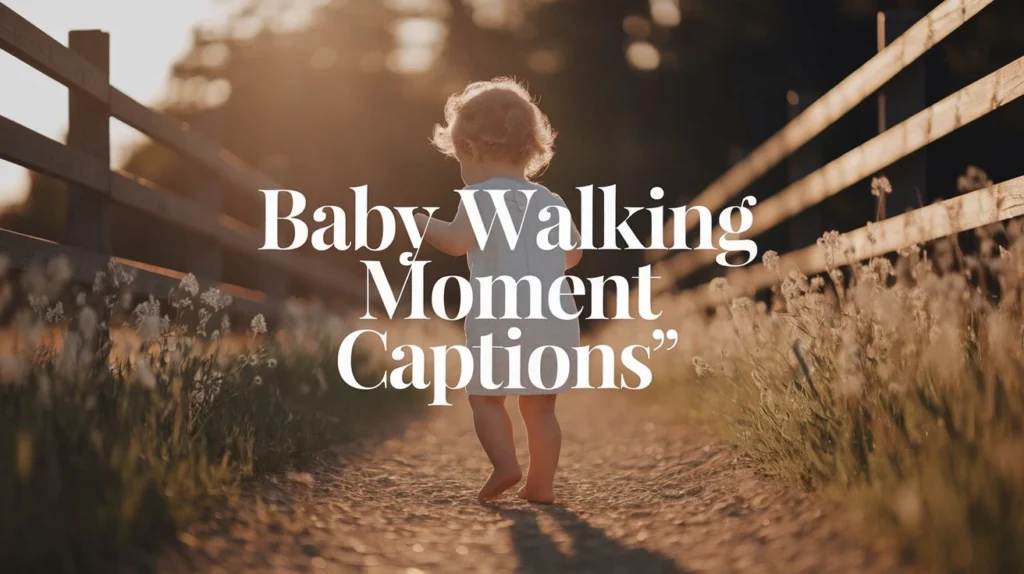Baby Walking Moment Captions