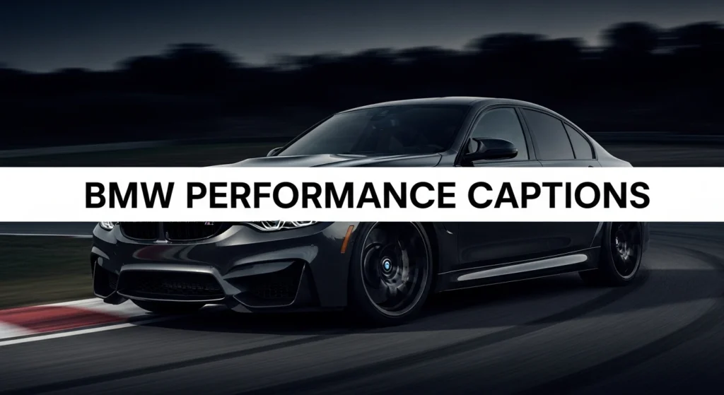 BMW Performance Captions