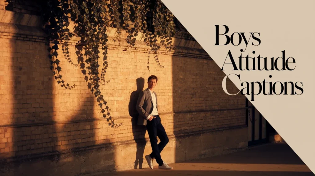 Boys Attitude Captions