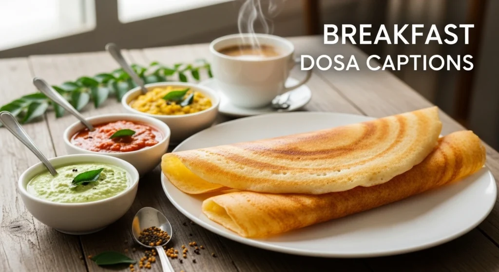 Breakfast Dosa Captions