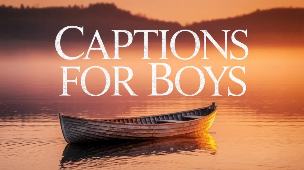 Captions for Boys