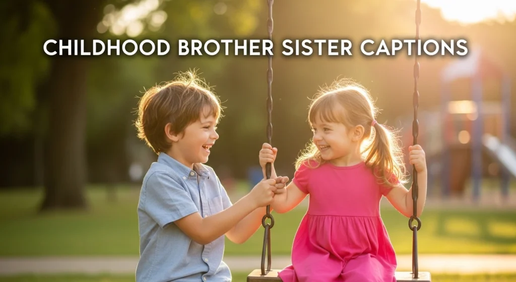 Childhood Brother Sister Captions