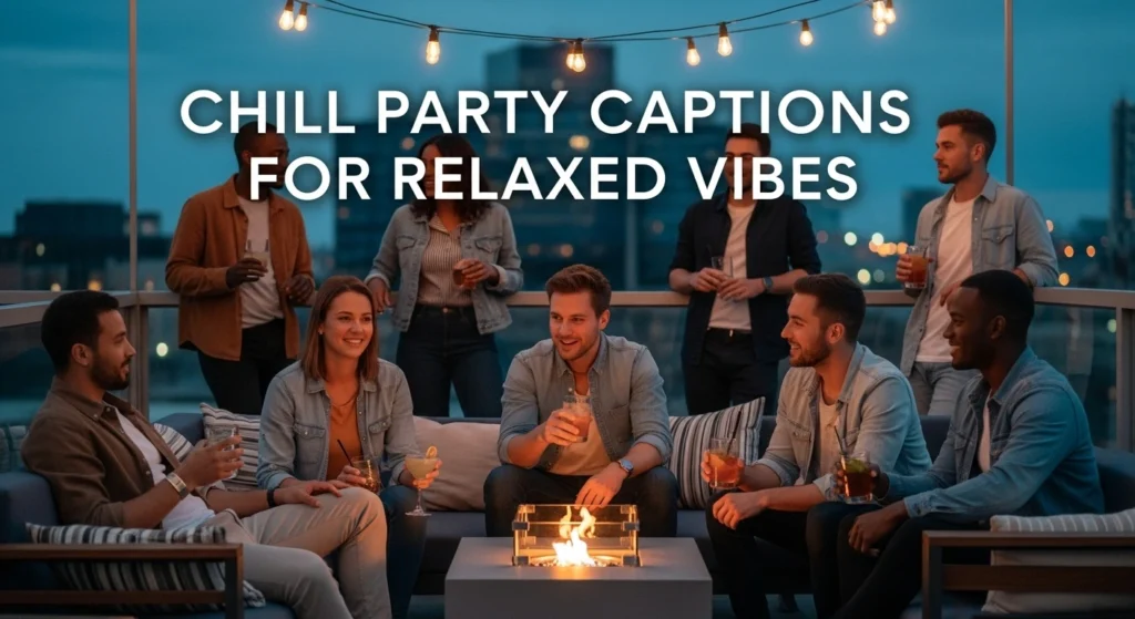 Chill Party Captions for Relaxed Vibes