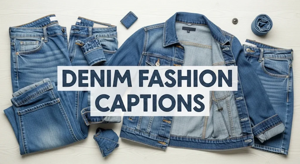 Denim Fashion Captions