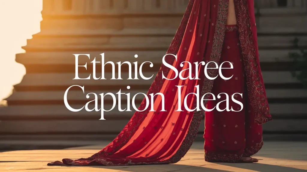Ethnic Saree Caption Ideas