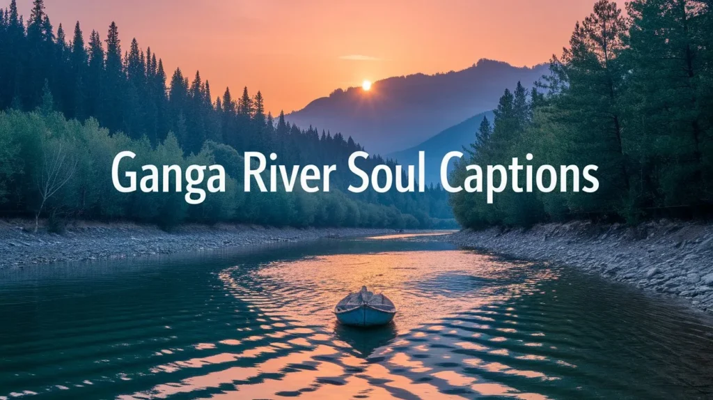 Ganga River Soul Captions