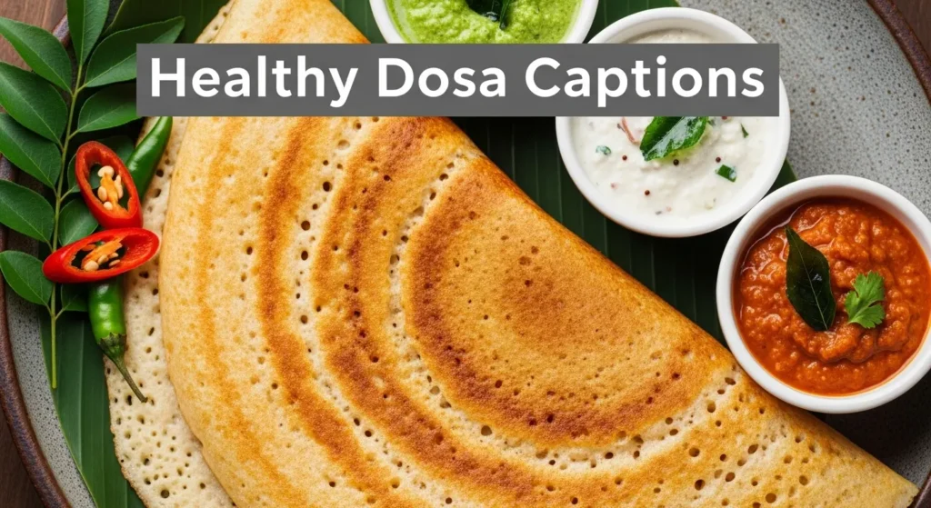 Healthy Dosa Captions