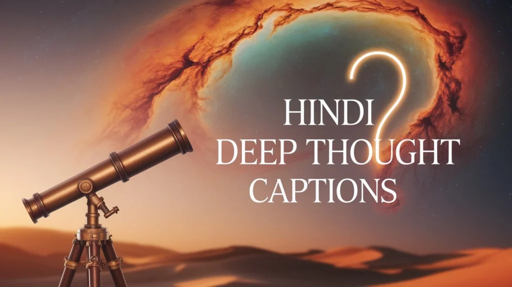 Hindi Deep Thought Captions