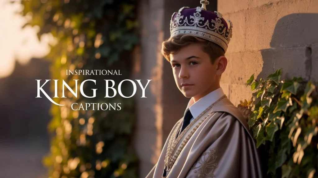 Inspirational King Boy Captions