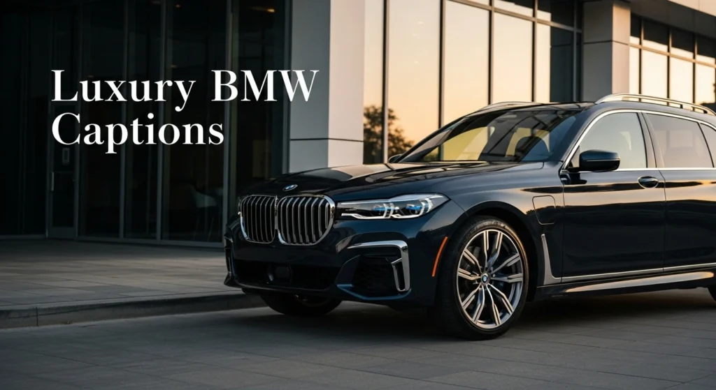 Luxury BMW Captions