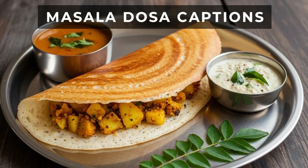 Masala Dosa Captions