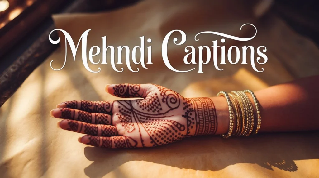 Mehndi Captions