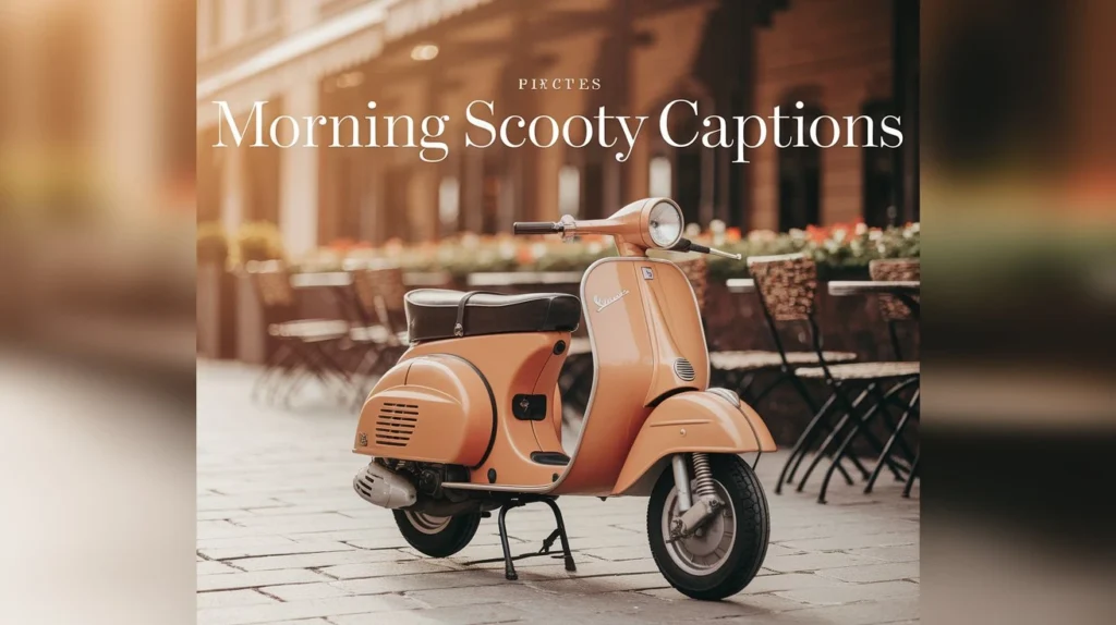 Morning Scooty Captions