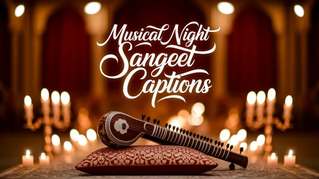 Musical Night Sangeet Captions