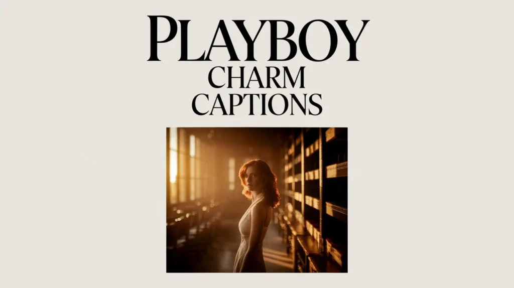 Playboy Charm Captions