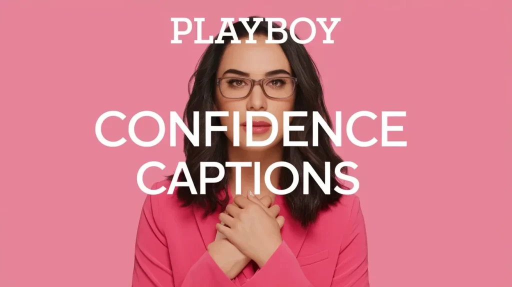 Playboy Confidence Captions