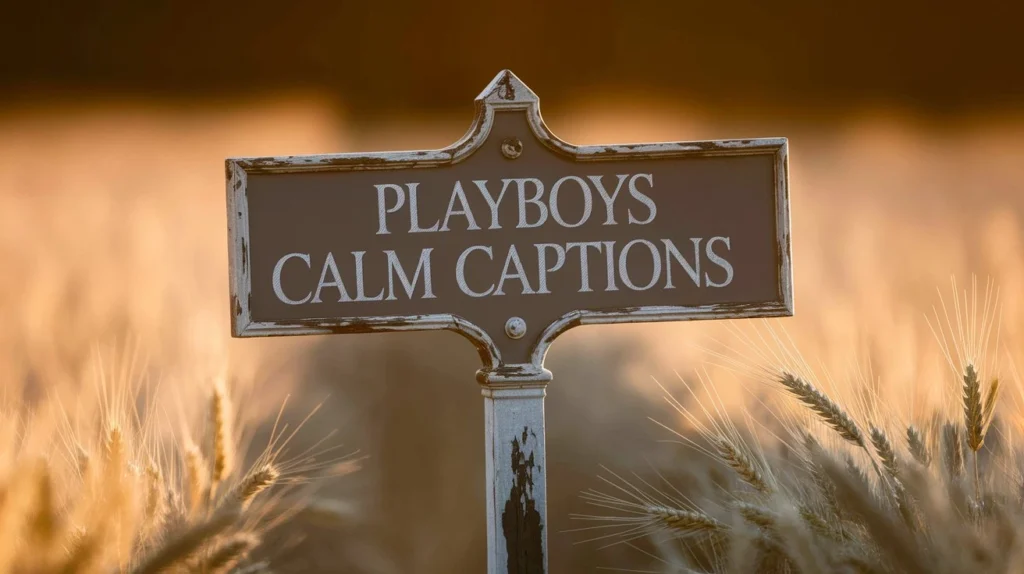 Playboys Calm Captions