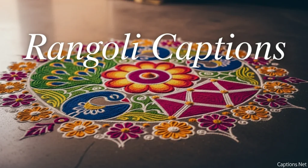 Rangoli Captions