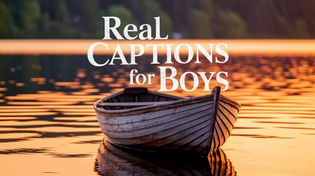 Real Captions for Boys