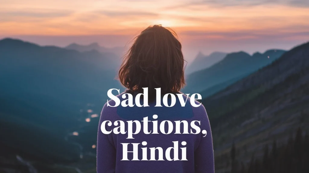Sad Love Captions Hindi