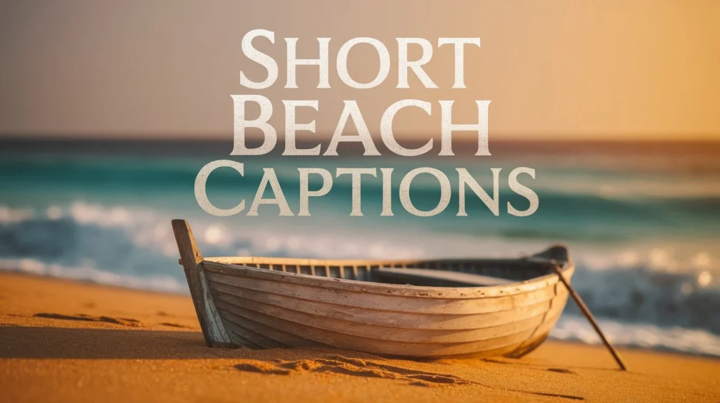 Short Beach Captions
