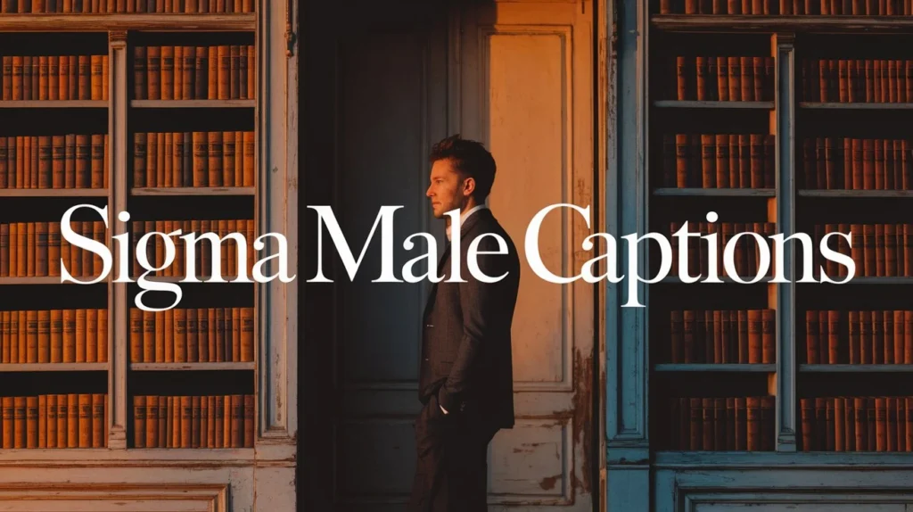 Sigma Male Captions