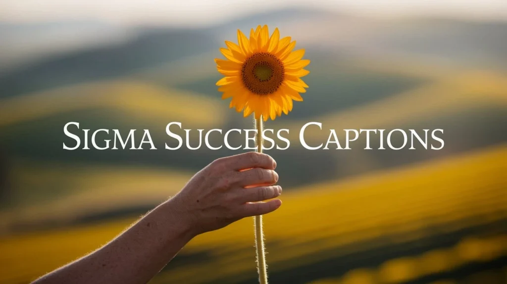 Sigma Success Captions