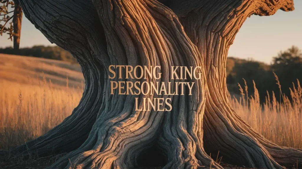 Strong King Personality Lines