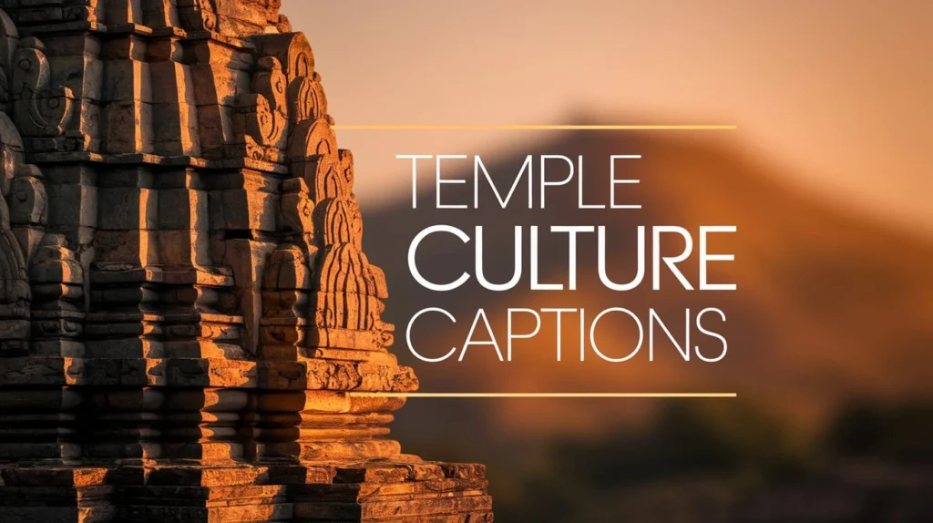 Temple Culture Captions