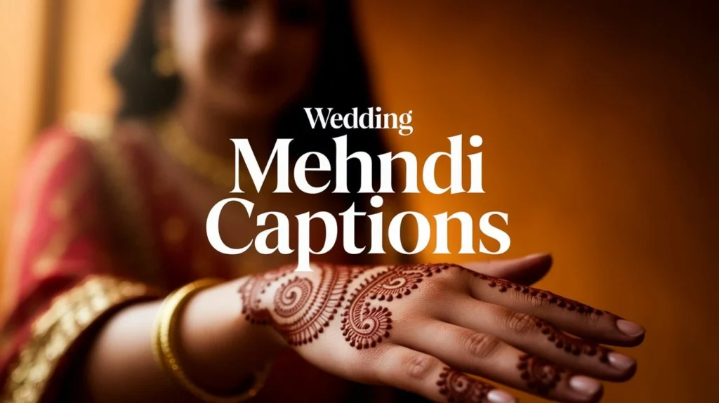 Wedding Mehndi Captions