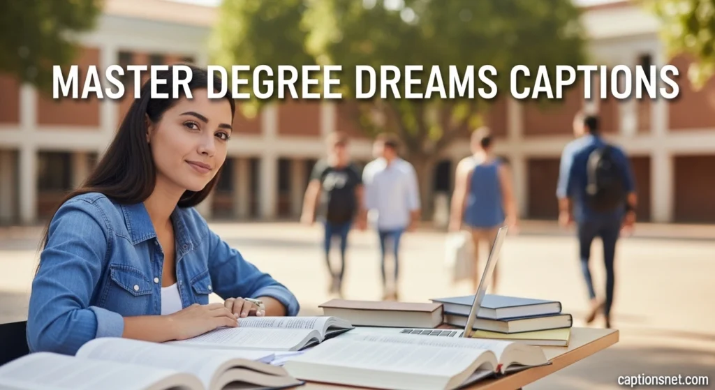 Master Degree Dreams Captions