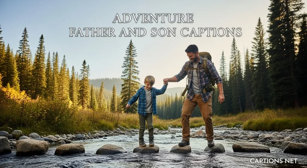 Adventure Father and Son Captions
