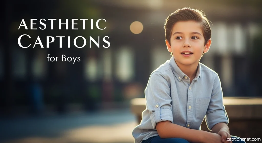Aesthetic Captions for Boys