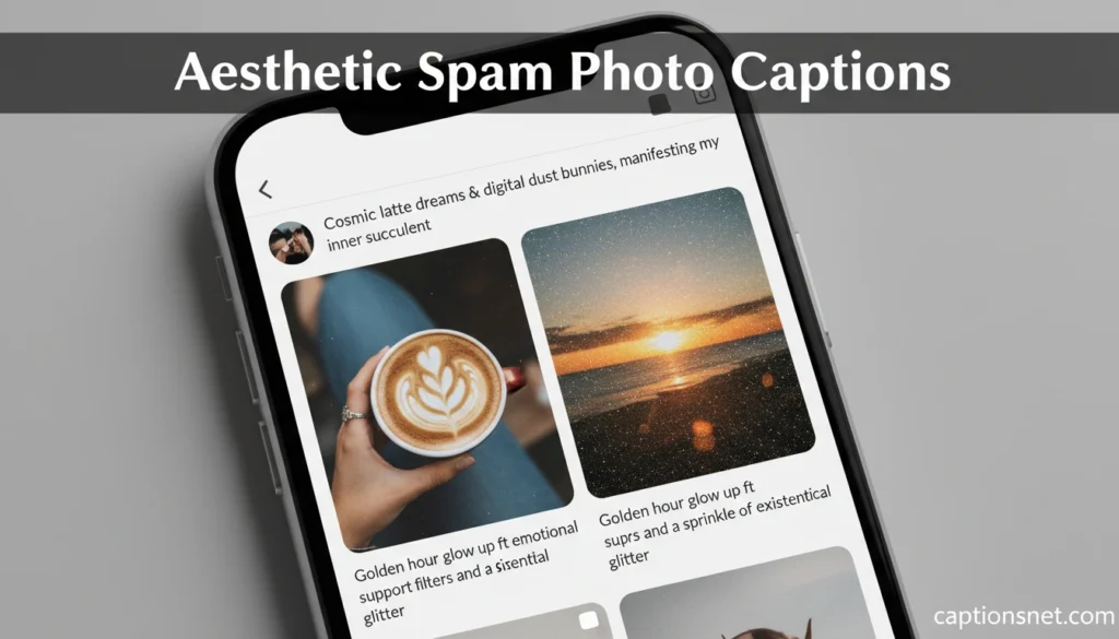 Aesthetic Spam Photo Captions