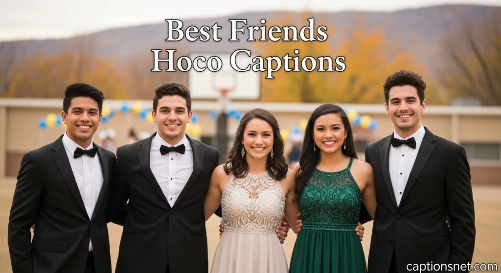Best Friends Hoco Captions
