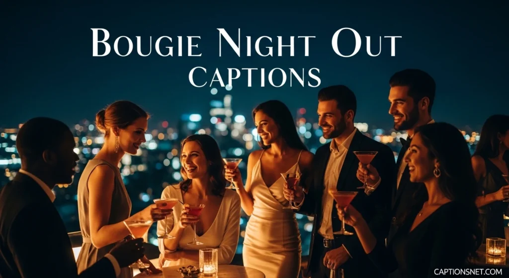 Bougie Night Out Captions