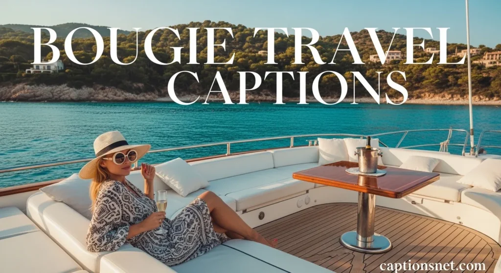 Bougie Travel Captions