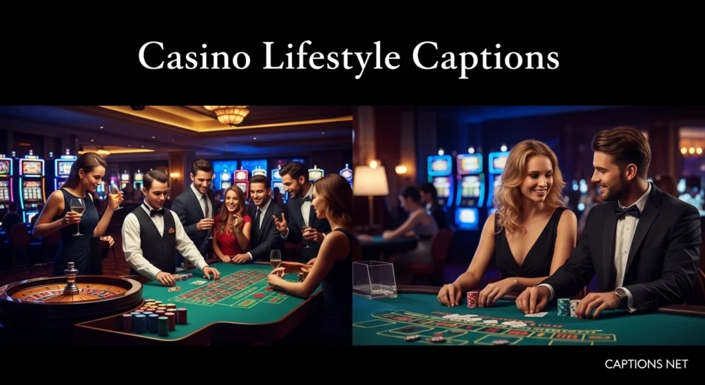 Casino Lifestyle Captions