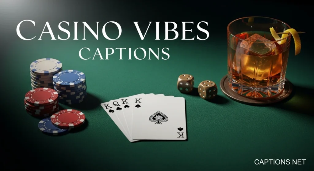 Casino Vibes Captions