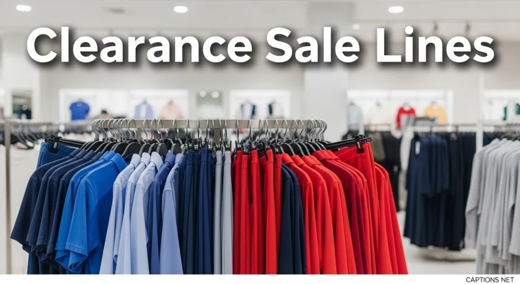 Clearance Sale Lines