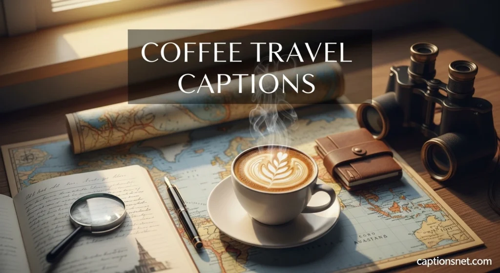Coffee Travel Captions
