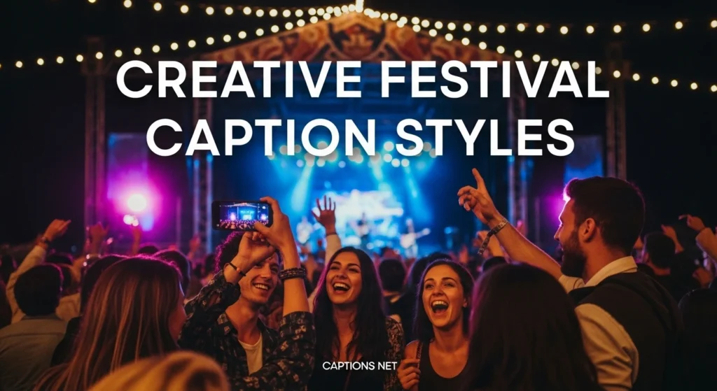 Creative Festival Caption Styles