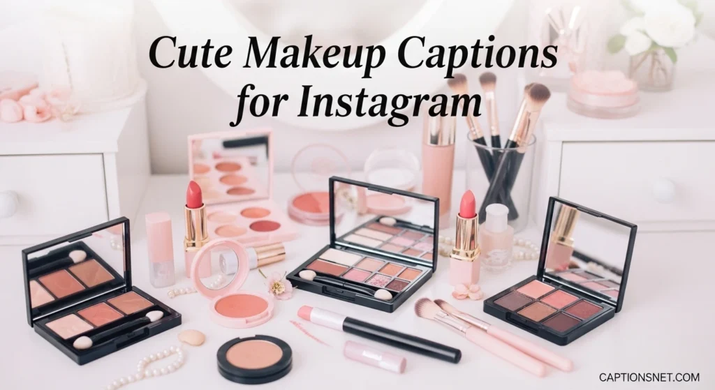 Cute Makeup Captions for Instagram