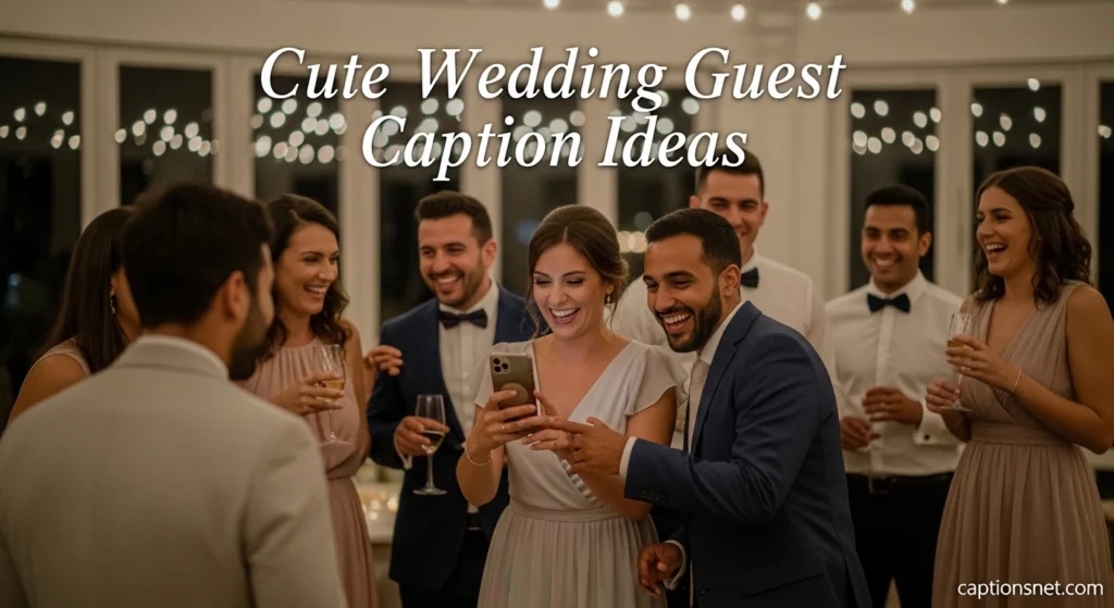 Cute Wedding Guest Caption Ideas