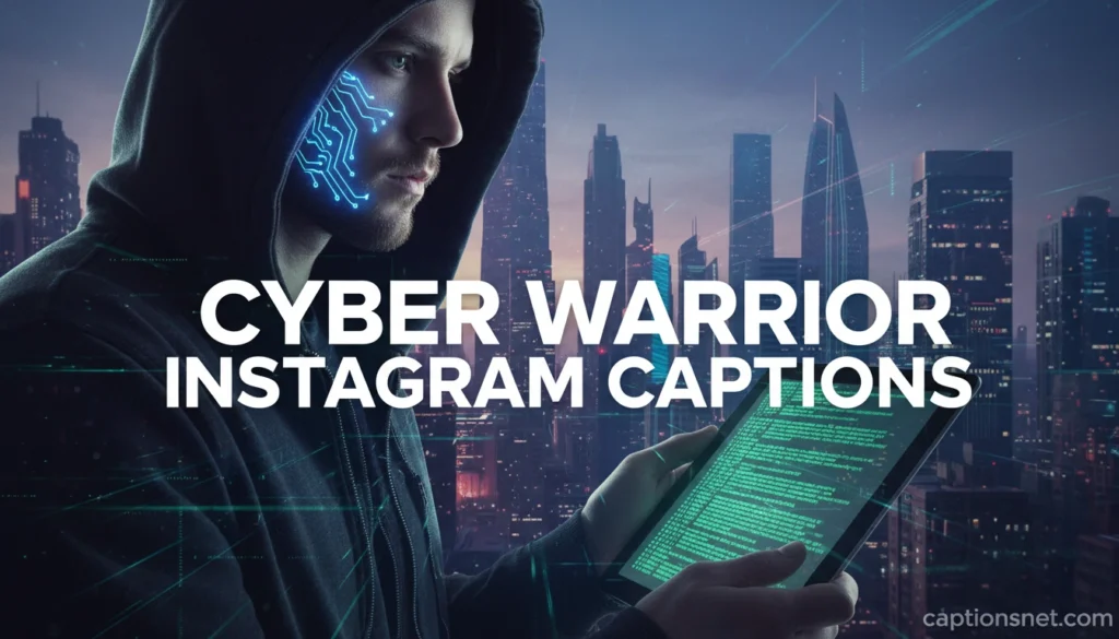 Cyber Warrior Instagram Captions