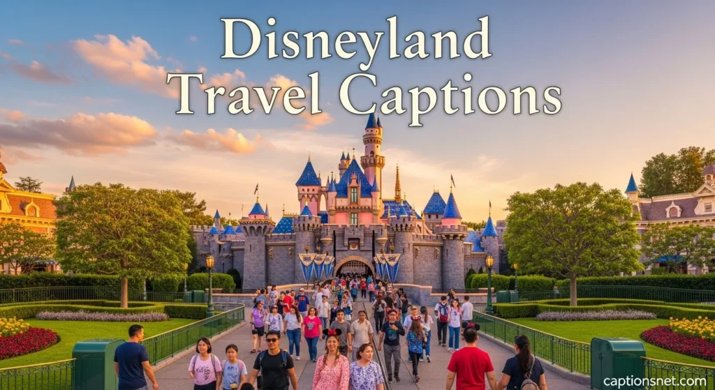 Disneyland Travel Captions