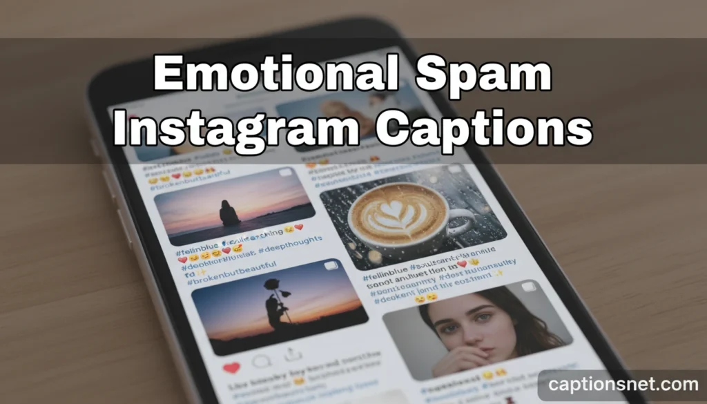 Emotional Spam Instagram Captions