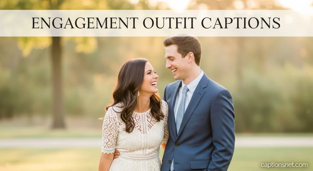 Engagement Outfit Captions